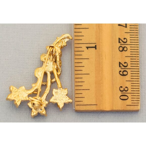 Colorful rhinestone flowers brooch (C5) - Picture 2 of 2